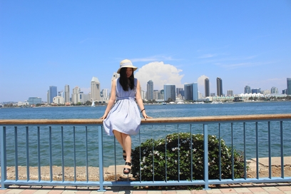 Picture of Hyejin at the San Diego Catalina